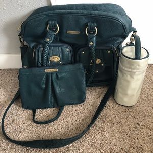 Timi&Leslie Diaper bag (w/wristlet & bottle bag)
